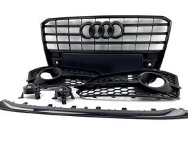 Audi A8, Shadow line, Complete audi s8 d4 facelift shadow line front bumper grille