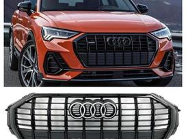 Audi Q3, 83A853651ECKA, New complete oem audi q3 83a s line front bumper grille shadow l