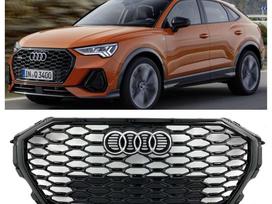 Audi Q3, 83F853651BCKA, New complete oem audi q3 83f s line front bumper grille shadow l
