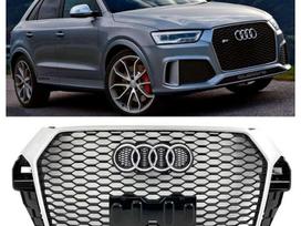 Audi Q3, RSQ3, Originalios centrinės bamperio grotelės modelis rs q3 8u facel