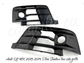 Audi Q7, S-LINE, Audi q7 4m s line front bumper side grille black edition pr