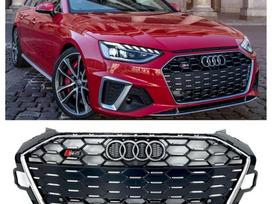 Audi S4, S4, New original s4 8w0 facelift oem complete front bumper grille