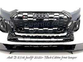 Audi S5, S5, Audi s5 8w6 facelift black edition front complete bumper kompl