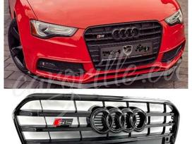 Audi S5, S5, S5 8t0 complete front bumper grille black edition komplekti