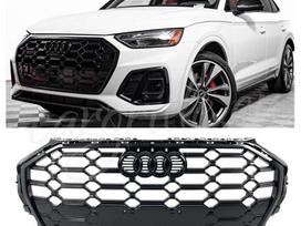 Audi SQ5, Black Edition, Audi sq5 80a facelift full gloss black edition front bumper