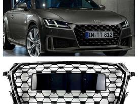 Audi TT, S-LINE OEM, Naujos originalios audi tt centrines bamperio grotelės modelis