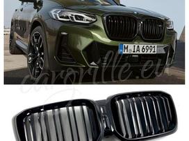 BMW X4, X4 G02 LCI, Bmw x4 g02 facelift black edition front bumper grille mode