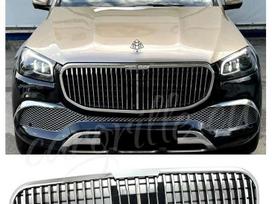 Mercedes-Benz GLS klasė, MAYBACH STYLE, Mercedes benz gls x167 maybach style front bumper grille mo