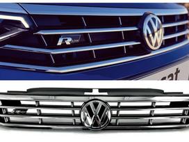 Volkswagen Passat, R-LINE, Complete vw passat b r line front grille komplektinės centrine