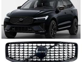 Volvo XC60, oem, Volvo xc60 ii facelift r design front bumper grille black editio
