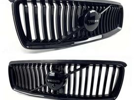 Volvo XC90, OEM, Volvo xc90 ii facelift black edition front bumper grille p
