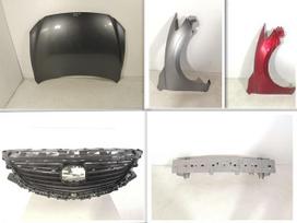 Mazda 6 hood (front, rear), bumper reinforcement, fenders