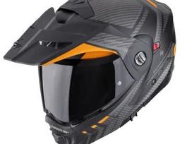 Scorpion ADX-2 Lewis orange moto šalmas, эндуро