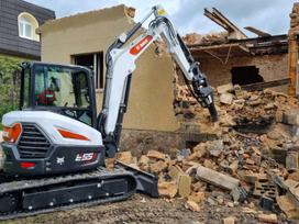 Bobcat E55z, mini ekskavatori