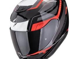 Scorpion EXO - 391 Leo red moto šalmas, integrālā