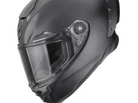 Scorpion Exo-Race black matt moto šalma, full-face