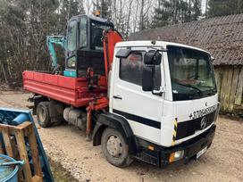 Mercedes-Benz 814 K, savivarčiai su kranu