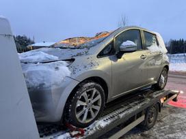 Nissan Note Prašiškių 53 12 rida 102000 užkrito medis ant stogo