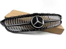 Mercedes-Benz C klasė, AMG DIAMOND GRILLE, Mercedes benz c class w205 c205 s205 amg diamond front bumper gr