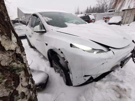 Tesla Model Y dalimis. Automobilis ardomas dalimis запасные части автомобиля