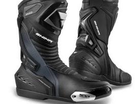 Shima RSX-6 black moto batai, superbike / спортивные