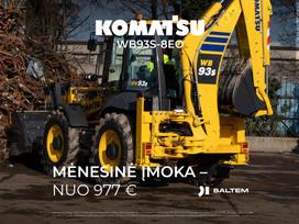 Komatsu WB93S-8EO, ekskavatoriniai krautuvai