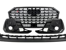 Audi S8, S8 D5, Audi s8 d5 facelift front bumper grille black edition priek