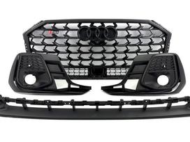 Audi A8, S8 D5 facelift, Audi a8 s8 d5 facelift front bumper grille black edition set