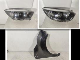 Renault Captur, 260103714R 260103936R 260106334R, spārni, gaismas