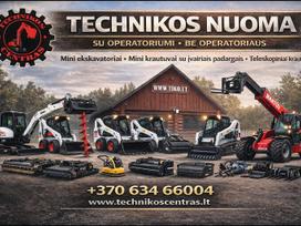 Bobcat 130-770, statybos transporto nuoma