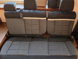 Citroen C4 Cactus, Galinė sėdynė, sėdynės