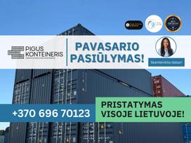 -Kita- Nuoma, pardavimas, shipping (storage) containers