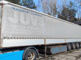 Krone SAF-Integral, Lift.axle, curtainsider with dropside