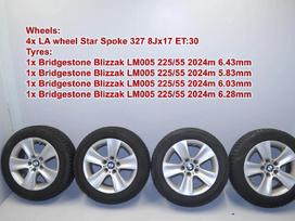 BMW LA wheel Star Spoke 327 8Jx17, light alloy, R17