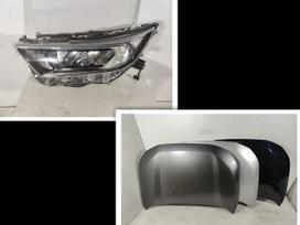 Toyota RAV4 dangtis (priekinis, galinis), žibintai