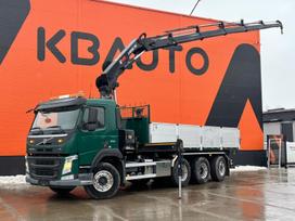 Volvo FM 450 8x4*4, самосвалы с краном