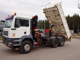 MAN TGA33.410 Retarder, savivarčiai su kranu