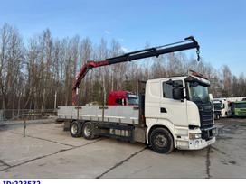 Scania R500 6x4 + crane Hmfmf, su kranu