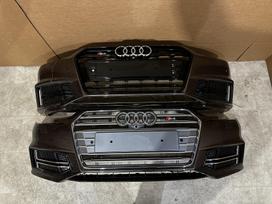 Audi A4 S line s4 bamperiai su juodom grotom arba chromuotom siunči