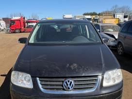 Volkswagen Touran dalimis. Variklio kodas blx