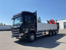 Scania G 560 8x4, с краном