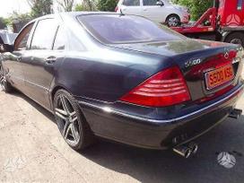 Mercedes-Benz S500 dalimis. 2000 mercedes longas automatas dvigubi stiklai gražus