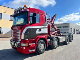 Scania R500, savivarčiai su kabliu