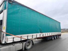 Schwarzmüller Dvigubi ratai/Dvuxskatka, dropside with tarpaulin