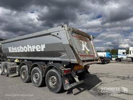 Kässbohrer Semitrailer Tipper Steel half pipe body, dumper / tipper