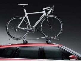 Thule ProRide 591, Land Rover originalus dviračių laikiklis ant stogo