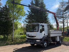 Renault Midlum 4x4 Palfinger PK 6500, самосвалы с краном