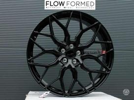RIVIERA RF108 Gloss Black Flow Formed, lengvojo lydinio, R22