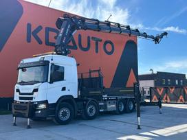 Scania G 500 8x4, с краном