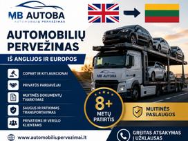 Automobilių pervežimas iš Anglijos ir Europos